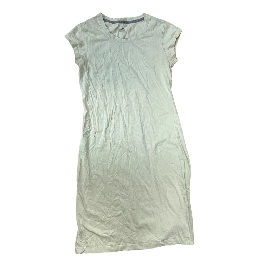 Patagonia Short Sleeve T-Shirt Dress Organic Cotton Light Green Size‎ S